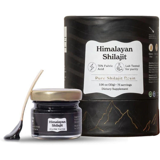 Gold-Grade Pure Himalayan Shilajit Resin (85+ Ionic Minerals & Fulvic Acid)